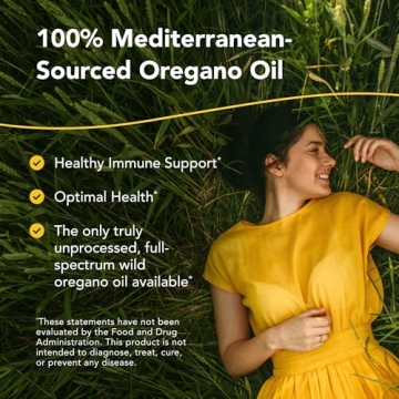 Oreganol P73 Organic Oregano Oil - Immune Support 194 Servings