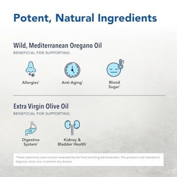 Oreganol P73 Organic Oregano Oil - Immune Support 194 Servings