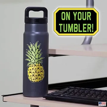 Pineapple Decals Stickers Set of 3 for Car & Laptop