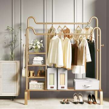 HUWAILE 4.64 GAL Sheet Organizers and Storage - 3 Pack Bed Sheet Organizers for All Sheet Sizes, Including Queen/King Size Blankets, Foldable Blanket Organizer/Sheet Storage for Linen Closet, Beige