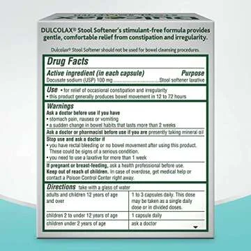 Dulcolax Stool Softener 25 Liquid Gels