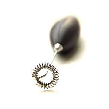 GetEnergy Milk Frother Handheld, Electric Foam Maker for Coffee Perfect for the Best Latte,Cappuccino, Whip Foamer,Durable Drink Mixer, Includes Stainless Steel Stand