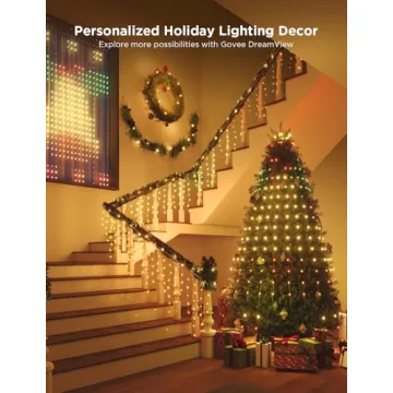 Smart Govee Christmas Tree Lights - 6.6ft RGBIC Decor