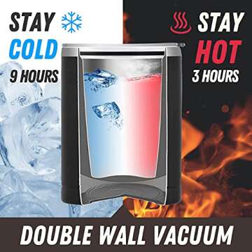 Onebttl Coffee Gifts Mug Stainless Steel, Coffee House Lover Coffeeholic Addict Presents Christmas Birthday, Travel Mug with Lid, 12oz/350ml - Adulting is Hard