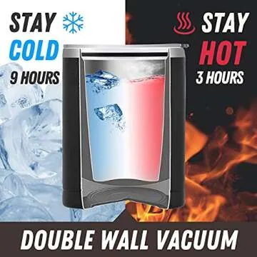 Onebttl Coffee Gifts Mug Stainless Steel, Coffee House Lover Coffeeholic Addict Presents Christmas Birthday, Travel Mug with Lid, 12oz/350ml - Adulting is Hard