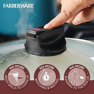 Farberware Smart Control Nonstick Cookware Set, 14 Piece