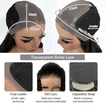 SOKU 13X6 Body Wave Lace Front Wig - Stylish & Comfortable