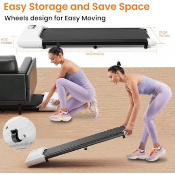 Walking Pad Under Desk Treadmill 2 in 1 for Home