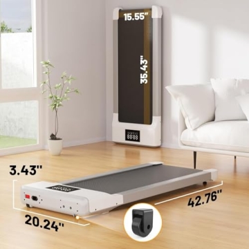 Walking Pad Under Desk Treadmill 2 in 1 for Home