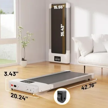 Walking Pad Under Desk Treadmill 2 in 1 for Home