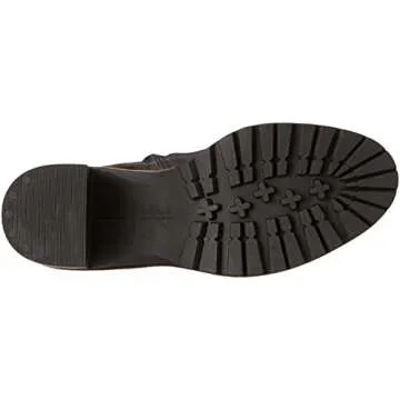 Dolce Vita Women's Corry Fashion Boot, Onyx Leather H2O, 8