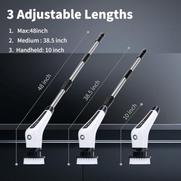 Lovawing Cordless Electric Scrubber - 2 Speed Cleaning Tool