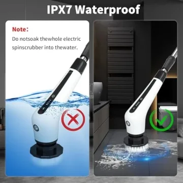 Lovawing Cordless Electric Scrubber - 2 Speed Cleaning Tool