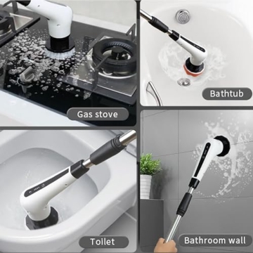 Lovawing Cordless Electric Scrubber - 2 Speed Cleaning Tool