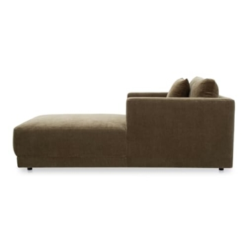 Eco-friendly Moe's Home Bryn Chaise Heritage Cedar Green
