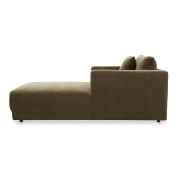 Eco-friendly Moe's Home Bryn Chaise Heritage Cedar Green