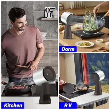 AMZCHEF Portable Range Hood with Exhaust Fan
