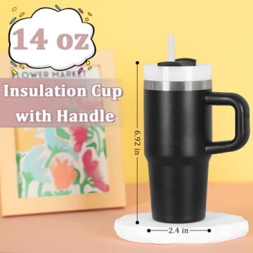 Muwnrol 14 Oz Tumbler Kids Stainless Steel Insulated