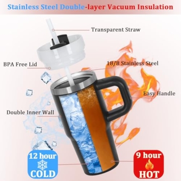 Muwnrol 14 Oz Tumbler Kids Stainless Steel Insulated