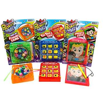 JA-RU 3 Toy Bundle Set for Kids - Travel Games