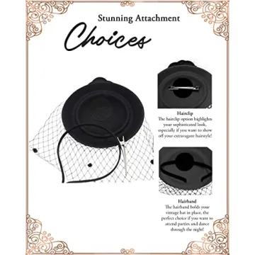 Ro Rox Vintage Fascinator Hat for Women