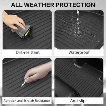 All Weather Floor Mats for Tesla Model Y 2021-2024