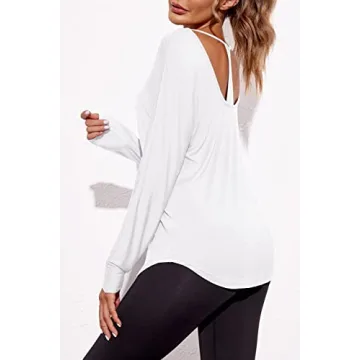 Open Back Workout Tops for Women - Stylish & Comfortable