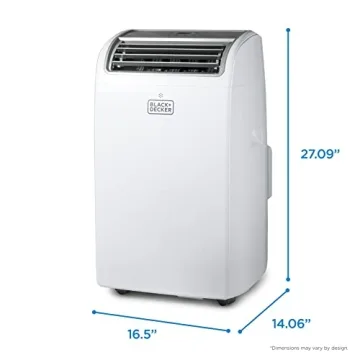 BLACK+DECKER 14000 BTU Portable AC for 700 Sq Ft Rooms