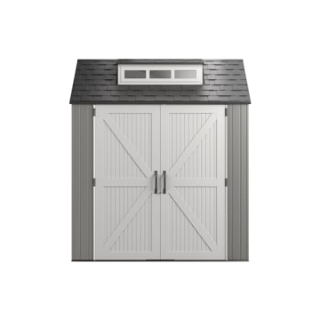 Rubbermaid 7x7 Ft Outdoor Storage Shed for Tools