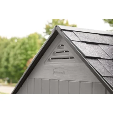 Rubbermaid 7x7 Ft Outdoor Storage Shed for Tools