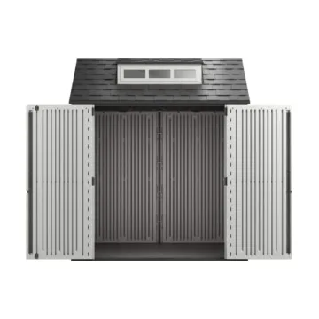 Rubbermaid 7x7 Ft Outdoor Storage Shed for Tools