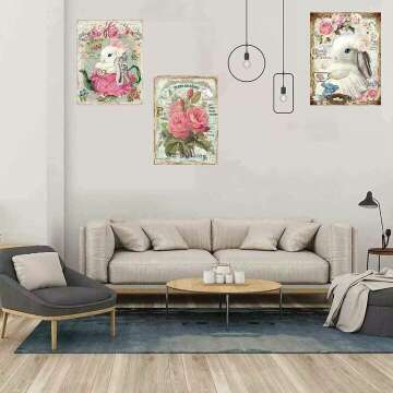 Dog Lovers Metal Wall Decor Sign - 12x18