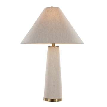 Kona 28" Metal Table Lamp, Desk Lamp, Bedside Lamps for Night Stands, Nightstand Lamp, Small Lamp, Small Table Lamps for Living Room, Brass Lamp, Natural Lamp