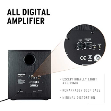 Klipsch Synergy Sub-100 Powerful 10 Front-Firing Subwoofer