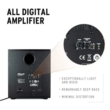 Klipsch Synergy Sub-100 Powerful 10 Front-Firing Subwoofer