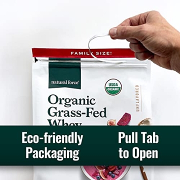 Organic Grass Fed Whey Protein Powder, Keto Friendly