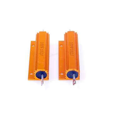 LM YN 100W 10 Ohm Aluminium Resistors - Pack of 2