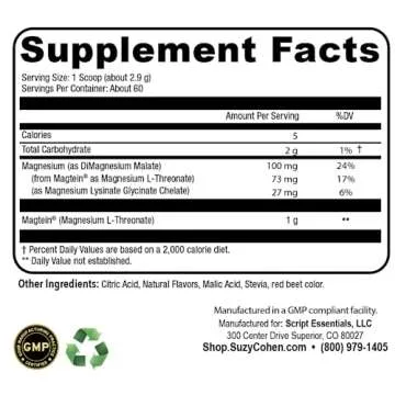 MagFocus Magnesium L-Threonate for Wellness and Focus