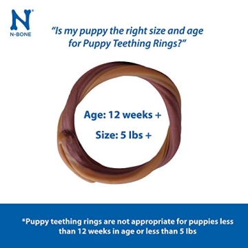 N-Bone Puppy Teething Rings Chicken Flavor for Happy Dogs