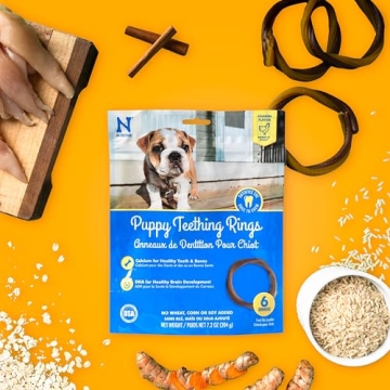 N-Bone Puppy Teething Rings Chicken Flavor for Happy Dogs