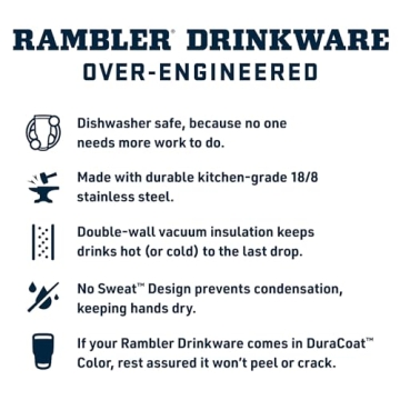 YETI Rambler 16 oz Tumbler - Stainless Steel & Insulated