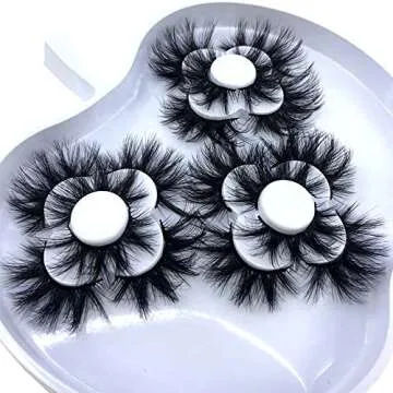 HBZGTLAD 9 pairs Natural Long False Eyelashes 25mm 5d Mink Eyelashes Thick Full Strip Lashes Luxury Makeup Dramatic Lashes 3D Mink Lashes (KD-111)