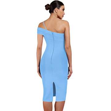 UONBOX Women's Cut Out Sleeveless Bandage Dress