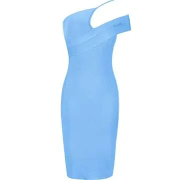 UONBOX Women's Cut Out Sleeveless Bandage Dress