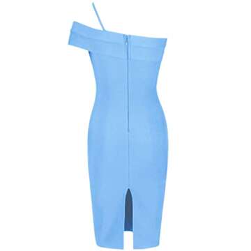 UONBOX Women's Cut Out Sleeveless Bandage Dress