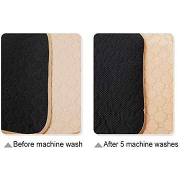 2 pcs Guinea Pig Cage Liners - Washable Guinea Pig Pee Pads, Waterproof Reusable & Anti Slip Guinea Pig Bedding Fast and Super Absorbent Pee Pad for Small Animals Rabbit Hamster Rat