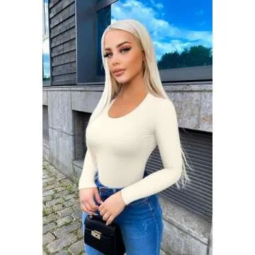 Stylish & Comfortable OQQ Women's Bodysuits for All Occasions