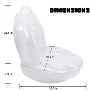 Zcaukya Inflatable Mermaid Pool Float for Summer Fun