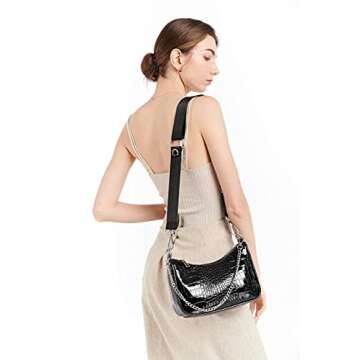 SORGUE Crossbody Bag for Women Handbags with Coin Pouch mult-functional 2 in 1 Hobo with Coin Purse 2 Size Hobo Purses