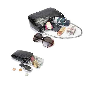 SORGUE Crossbody Bag for Women Handbags with Coin Pouch mult-functional 2 in 1 Hobo with Coin Purse 2 Size Hobo Purses